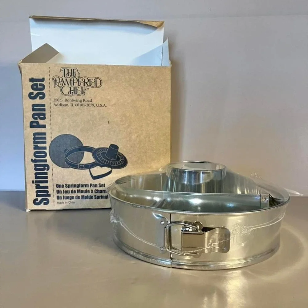 VTG The Pampered Chef Springform Pan Set (#1540) NIB
